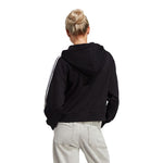 adidas - Women's Essentials 3-Stripes French Terry Bomber Full Zip Hoodie (IC8781)