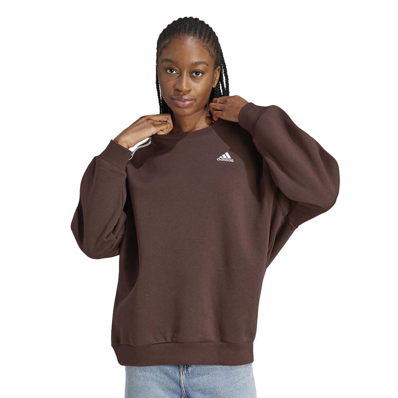 adidas - Women's Essentials 3-Stripes Oversized Fleece Sweatshirt (JI6432)