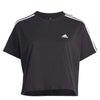 adidas - Women's Essentials 3-Stripes Single Jersey Crop T-Shirt (Plus Size) (IC5002)