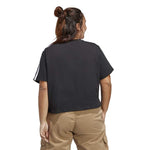 adidas - Women's Essentials 3-Stripes Single Jersey Crop T-Shirt (Plus Size) (IC5002)