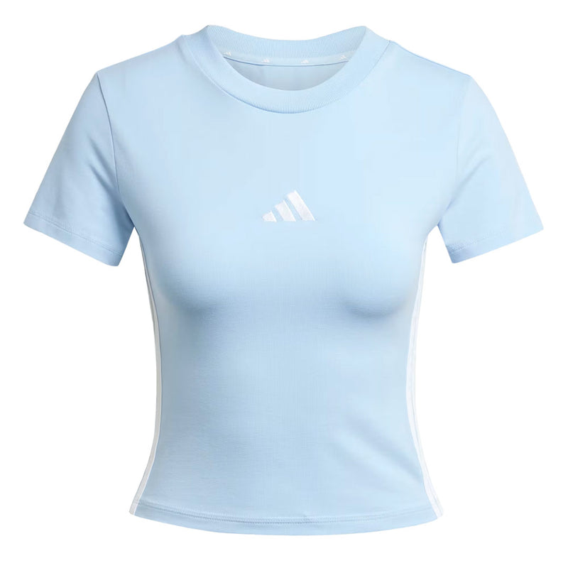 adidas - Women's Essentials 3-Stripes Slim Baby T-Shirt (JE1241)