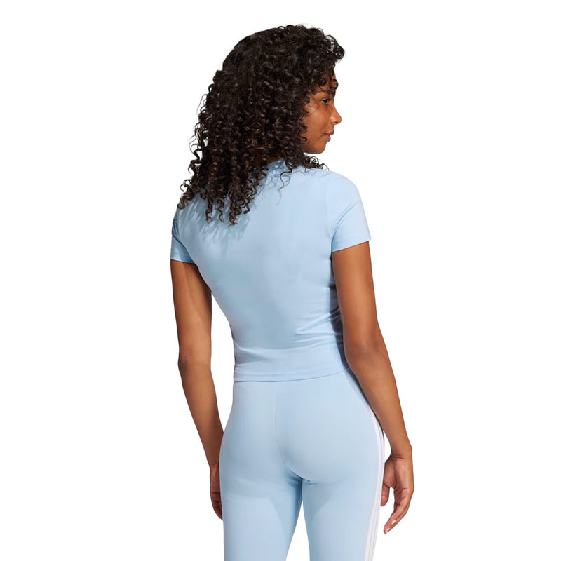 adidas - Women's Essentials 3-Stripes Slim Baby T-Shirt (JE1241)