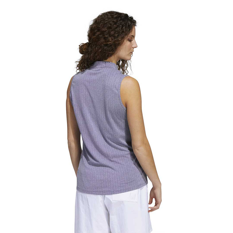 adidas - Women's Essentials Mock Neck Sleeveless Polo (HA3485)