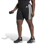 adidas - Women's Essentials Optime 3-Stripes Shorts (Plus Size) (JE2942)