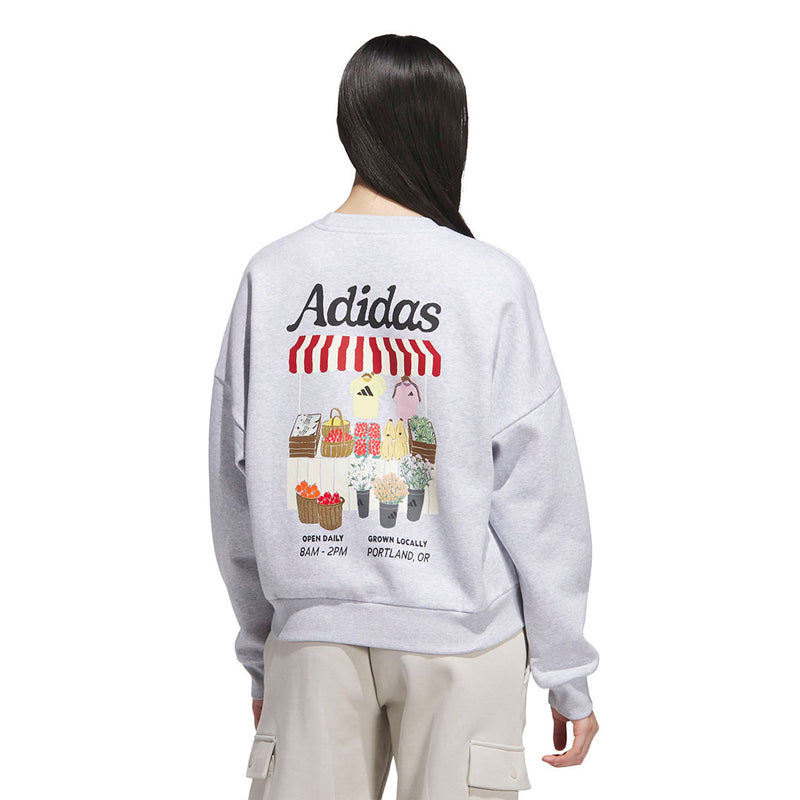 adidas - Women's Farmers Market Graphic Sweatshirt (JM4210)