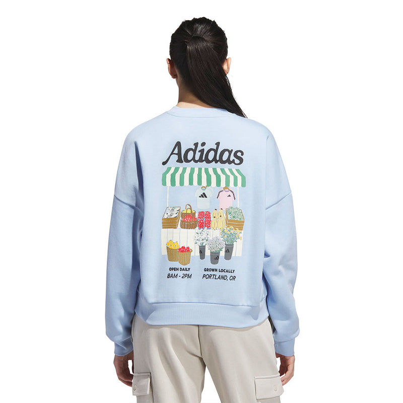 adidas - Women's Farmers Market Graphic Sweatshirt (JM4211)