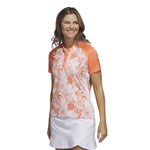 adidas - Women's Floral Golf Polo (Plus Size) (IA9129)