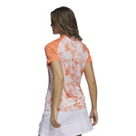 adidas - Women's Floral Golf Polo (Plus Size) (IA9129)