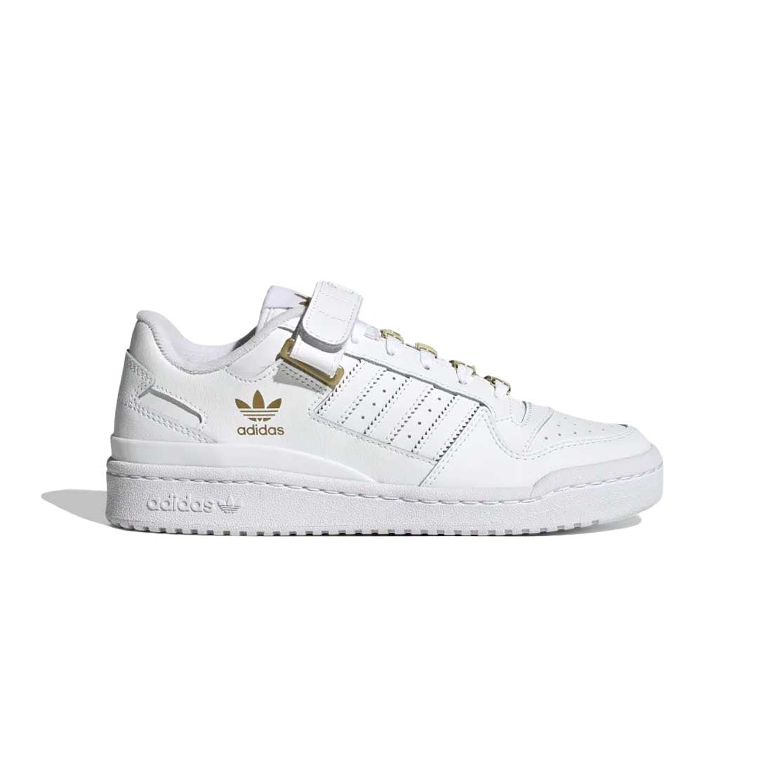 Adidas Women s Forum Low Shoes GZ6379 Wht Gld W9.5