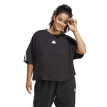 adidas - Women's Future Icons 3-Stripes T-Shirt (Plus Size) (HT4691)