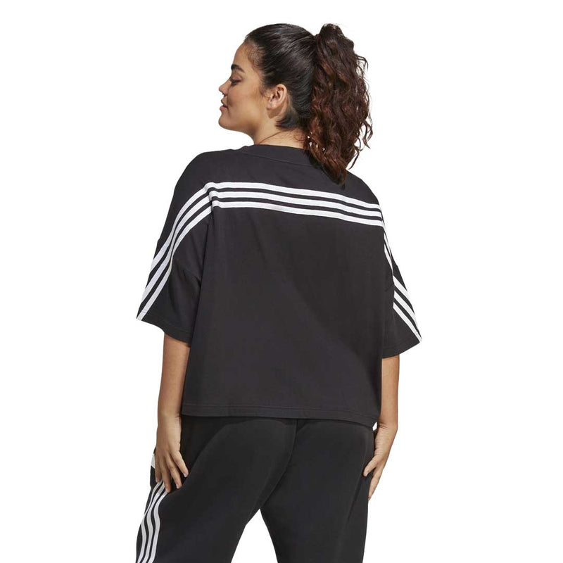 adidas - Women's Future Icons 3-Stripes T-Shirt (Plus Size) (HT4691)