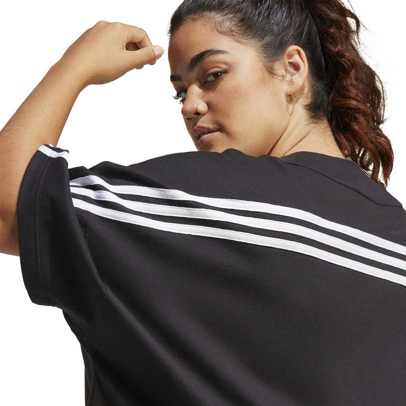 adidas - Women's Future Icons 3-Stripes T-Shirt (Plus Size) (HT4691)