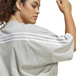adidas - Women's Future Icons 3-Stripes T-Shirt (Plus Size) (IC0462)