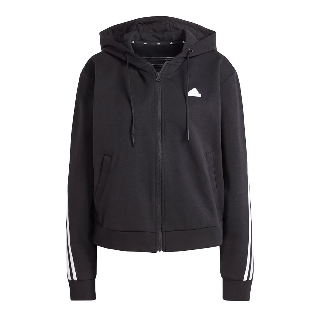adidas - Women's Future Icons 3-Stripes Full Zip Hoodie (IN9475