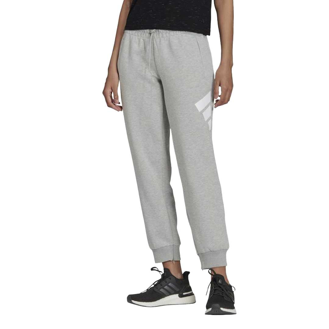 Adidas womens joggers grey discount