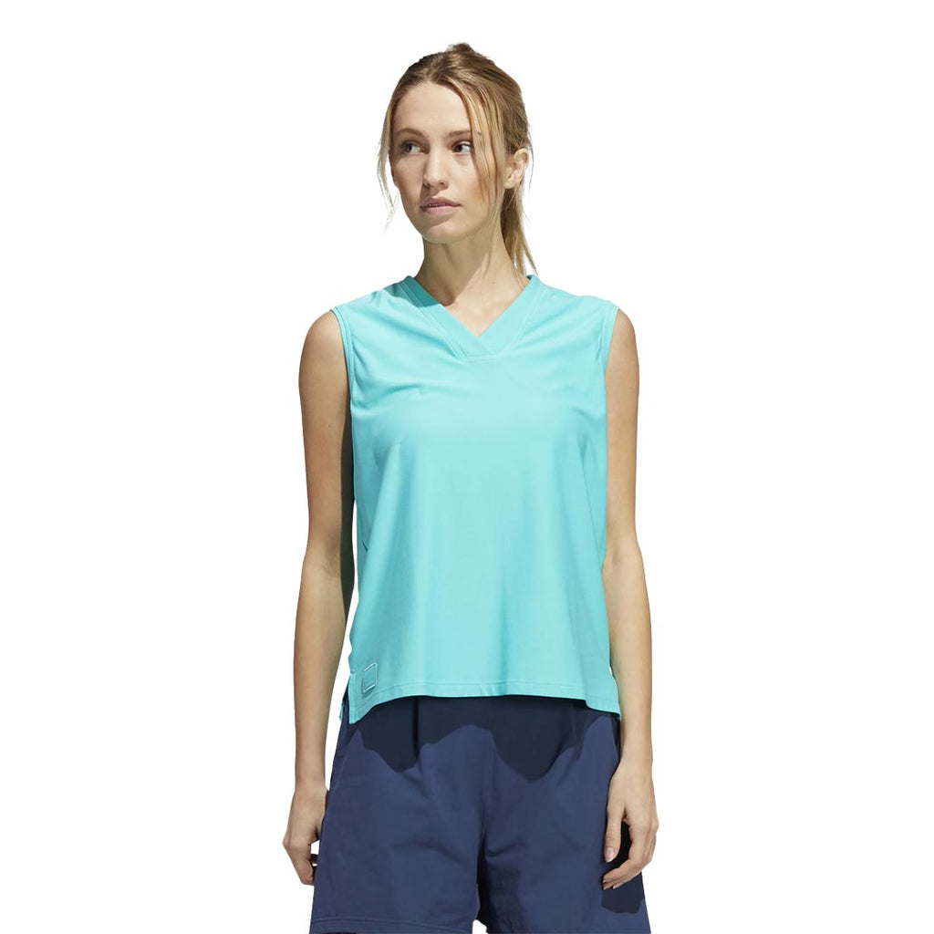 adidas - Polo sans manches Go-To pour femmes (HA6040)