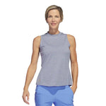 adidas - Women's Heathered Sleeveless Polo (HS8947)