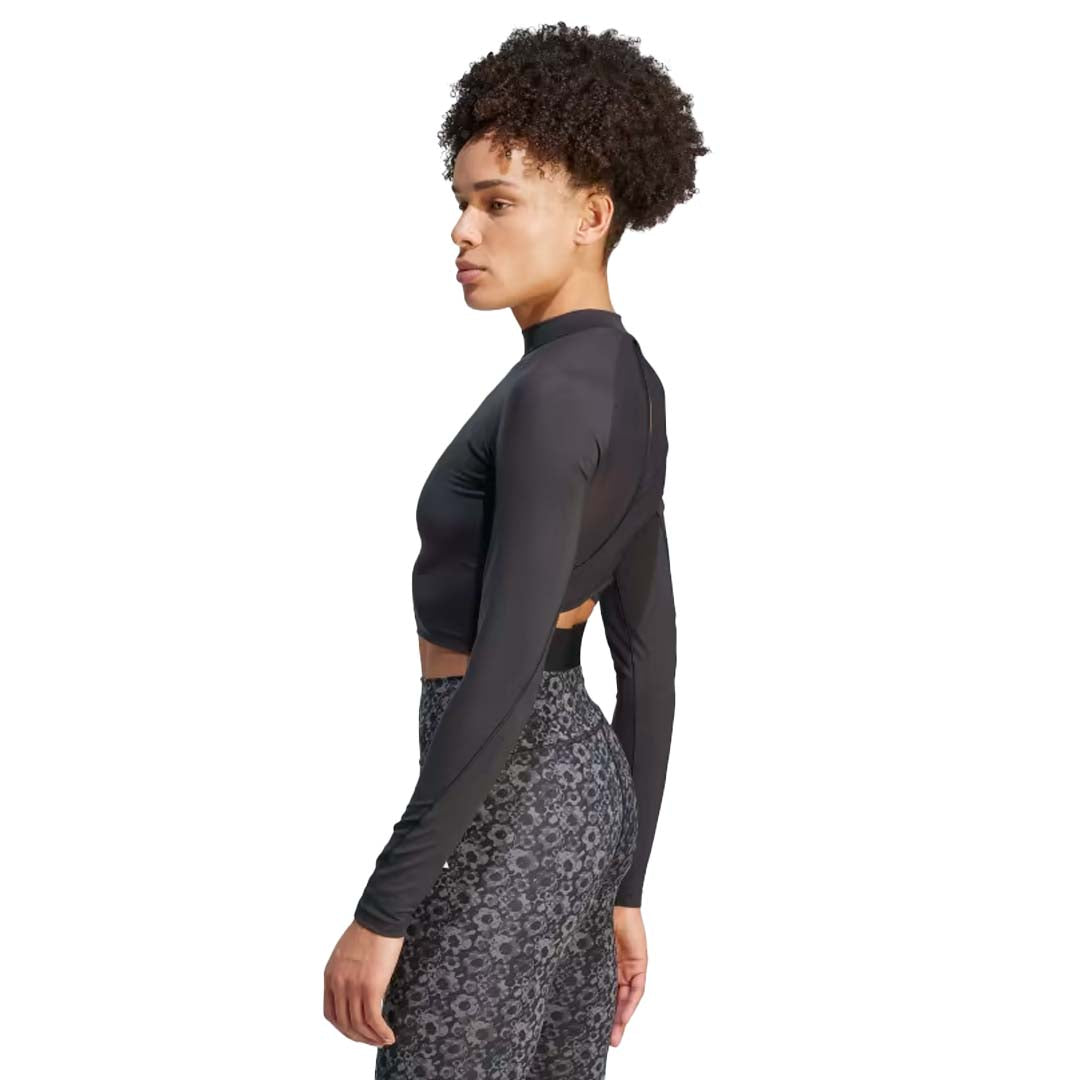 adidas - Women's HIIT Heat.Rdy Long Sleeve Crop T-Shirt (HY3220
