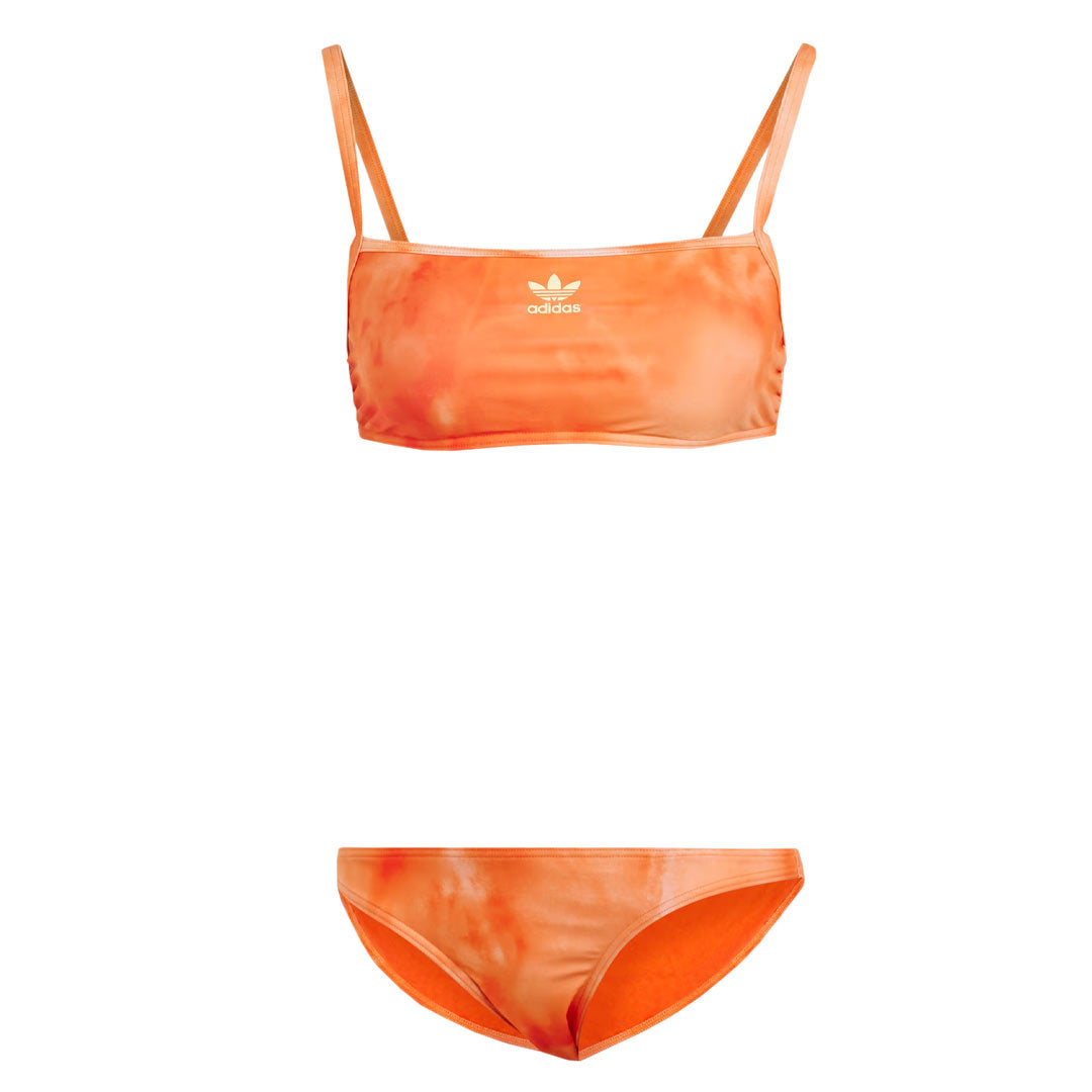 Adidas Women s Hills Hiker Allover Print Bikini IM1149 Orange XS
