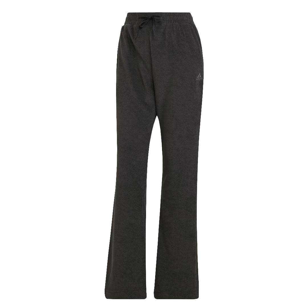 adidas - Women's Hyperglam Rib Velour Flared Leg Pant (IB3616