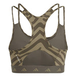 adidas - Women's Hyperglam Techfit Medium-Support Zebra Bra (IB3620)