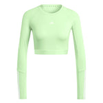 adidas - Women's Hyperglam Training Cropped Long Sleeve Top (IN6776)