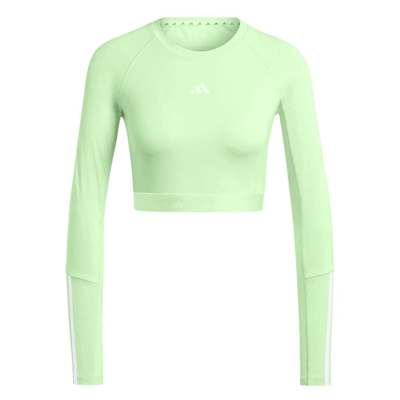 adidas - Women's Hyperglam Training Cropped Long Sleeve Top (IN6776)