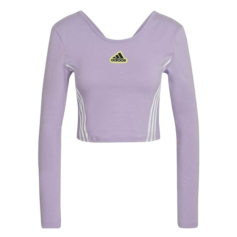 adidas - Women's Hyperpulse Cropped  Long Sleeve Top (HU0264)