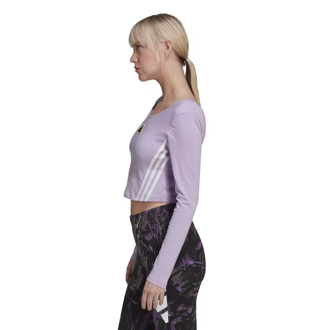 adidas - Women's Hyperpulse Cropped Long Sleeve Top (HU0264) – SVP