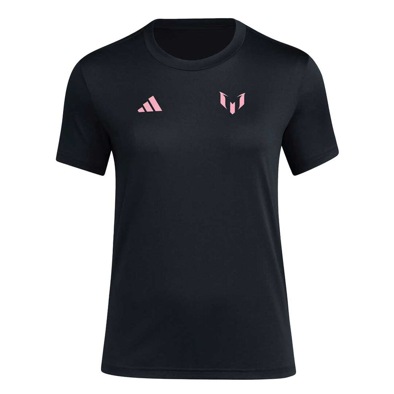 adidas - Women's Inter Miami CF Leonel Messi Logo Short Sleeve T-Shirt (JF4291)