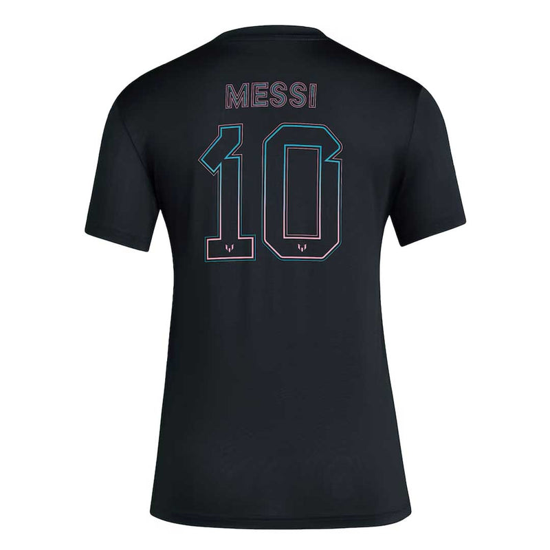 adidas - Women's Inter Miami CF Leonel Messi Logo Short Sleeve T-Shirt (JF4291)
