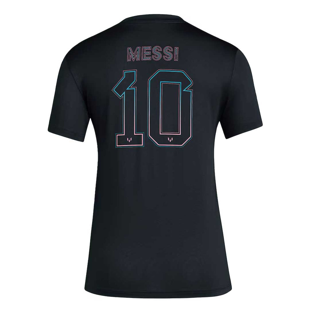 adidas - Women's Inter Miami CF Leonel Messi Logo Short Sleeve T-Shirt (JF4291)