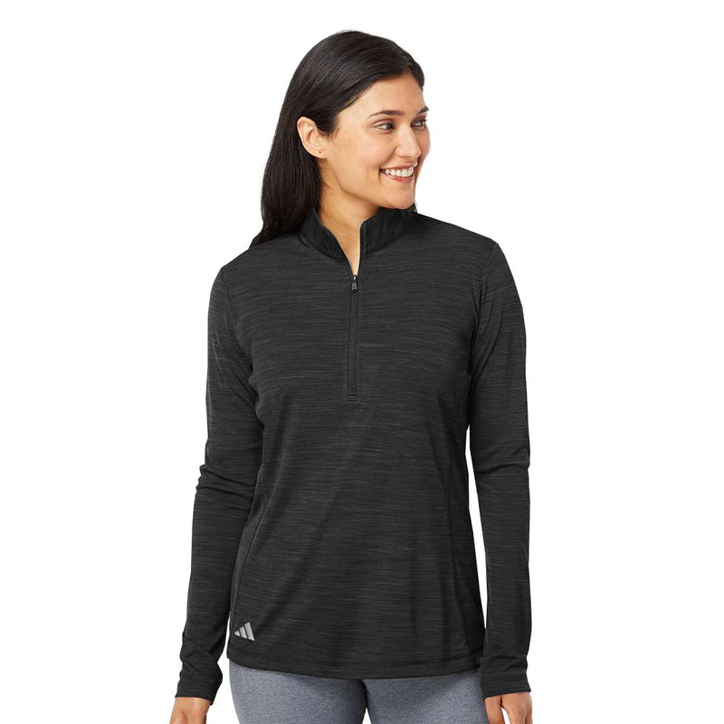 adidas - Women's Lightweight Melange 1/4 Zip Pullover (EJ8285)