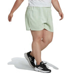 adidas - Women's Linear French Terry Shorts (Plus Size) (HL4391)