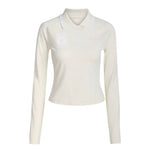 adidas - Women's Long Sleeve Crest Polo (JY2848)