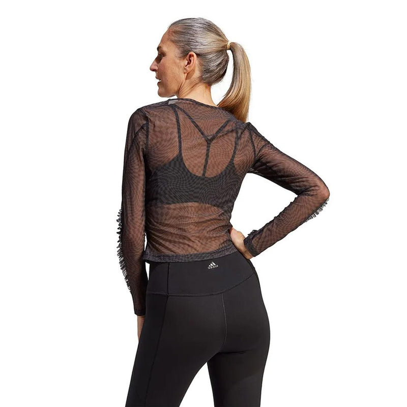 adidas - T-shirt de yoga à manches longues pour femme (HR5076) 