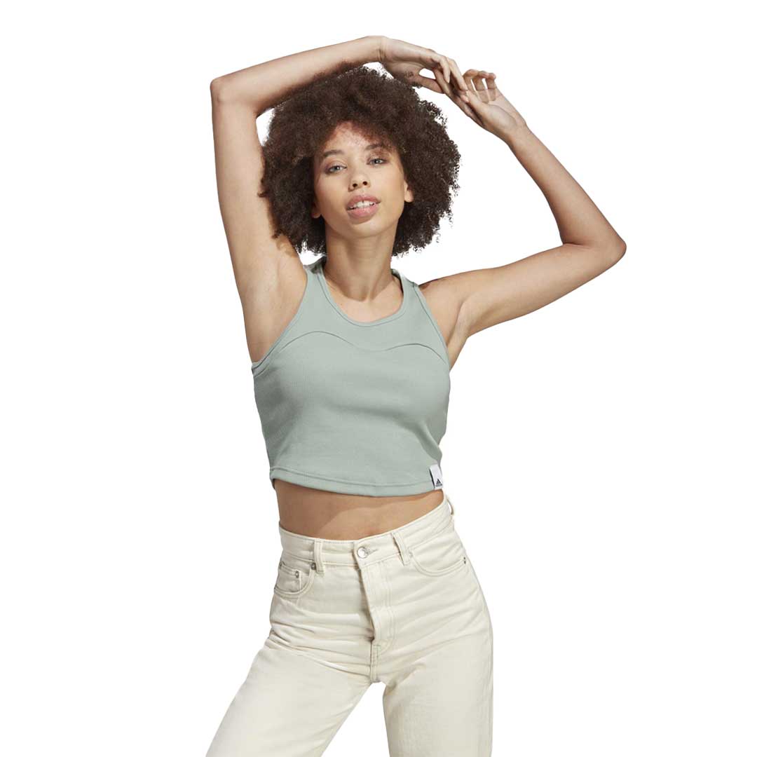 adidas - Women's Lounge Rib Tank Top (IC8757) – SVP Sports