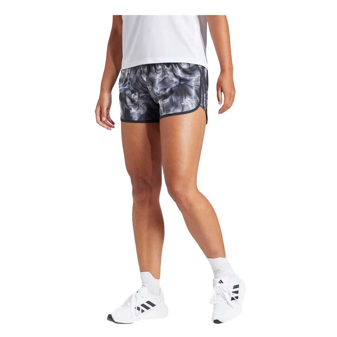 adidas - Women's Marathon 20 Allover Print 3 Inch Shorts (IL1665