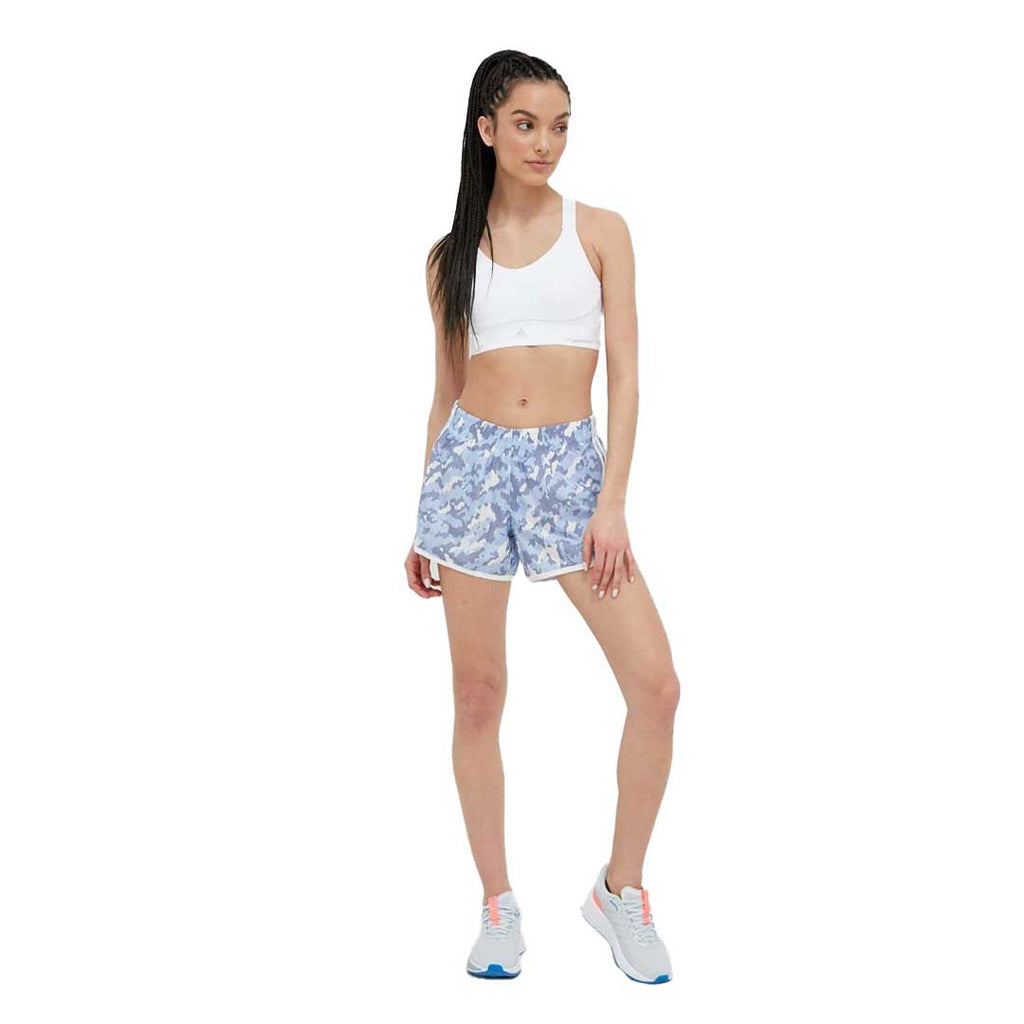 adidas - Short de course camouflage Marathon 20 pour femme (HR9972-3IN)