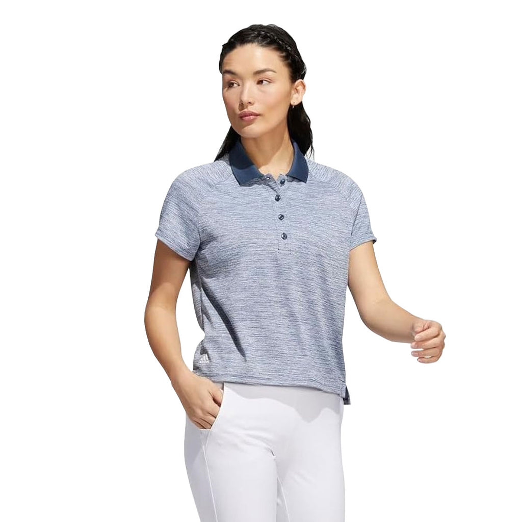 adidas - Women's Melange Short Sleeve Polo (HI3985)