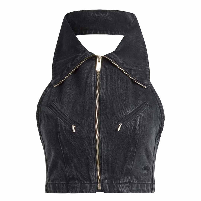 adidas - Women's Montreal Denim Cropped Vest (IT7270)