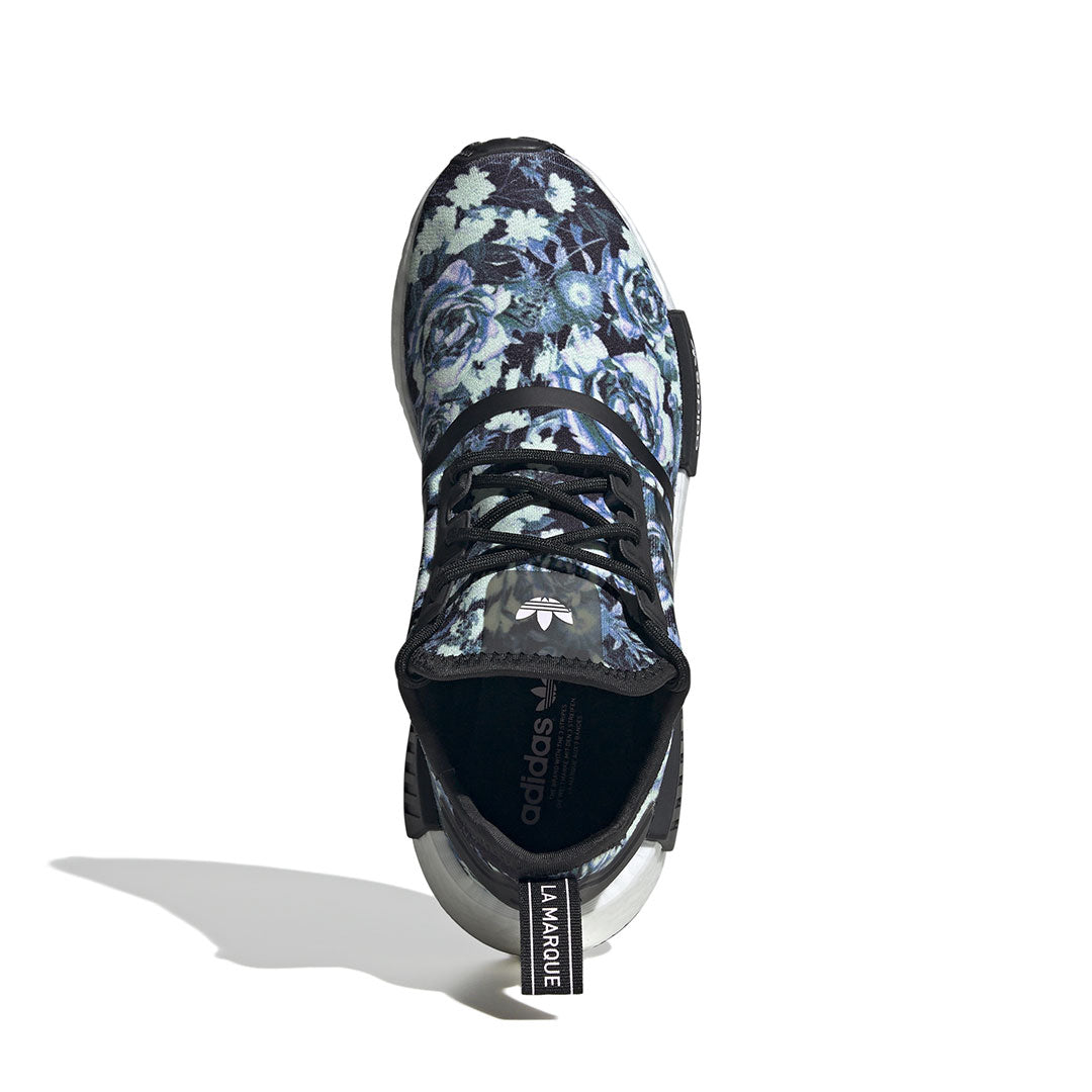 Adidas Women s NMD R1 Shoes IE9627 Blk Blu Wht W5