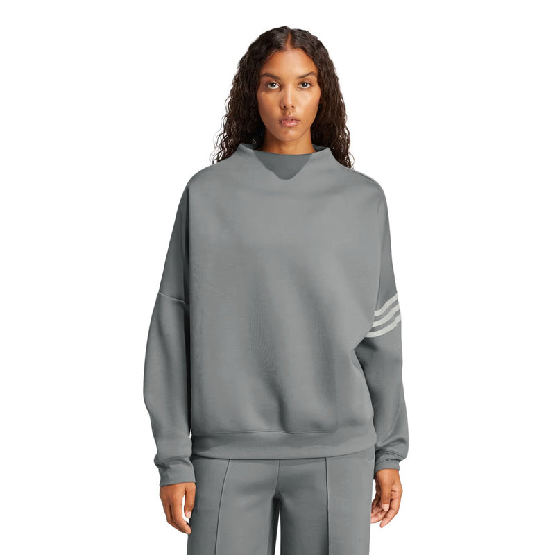 adidas - Women's Neuclassics Oversized Mock Neck Sweatshirt (JI8519)