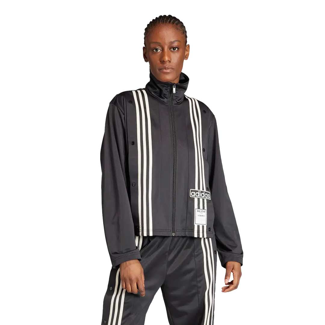 Adidas Women s Neutral Court Track Top IS5247 Blk Wht L