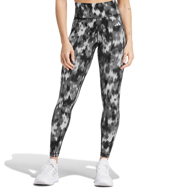adidas - Women's Optime Essentials Allover Print Flower Leggings (IK5446)