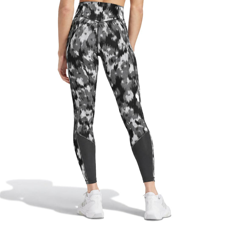 adidas - Women's Optime Essentials Allover Print Flower Leggings (IK5446)