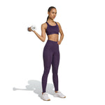 adidas - Women's Optime Essentials Stash Pocket Full-Length Leggings (JW7648)