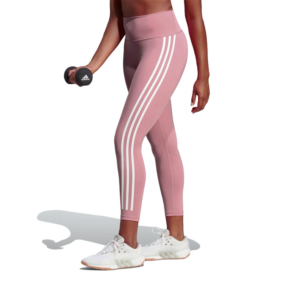 adidas - Women's Optime TrainIcons 3-Stripes 7/8 Leggings (IK4295