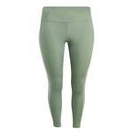 adidas - Women's Optime Trainicons 3-Stripes 7/8 Leggings (Plus Size) (HR5454)