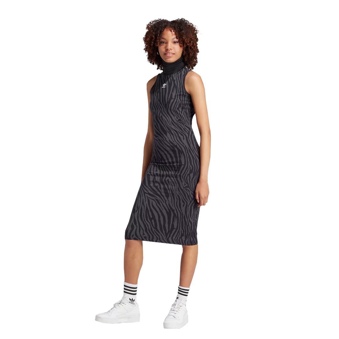 adidas Women s Originals Allover Zebra Print Dress IJ7088 SVP Sports